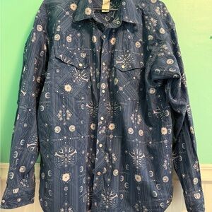 Men's Patagonia Pearl Snap Rythm Paisley Shirt